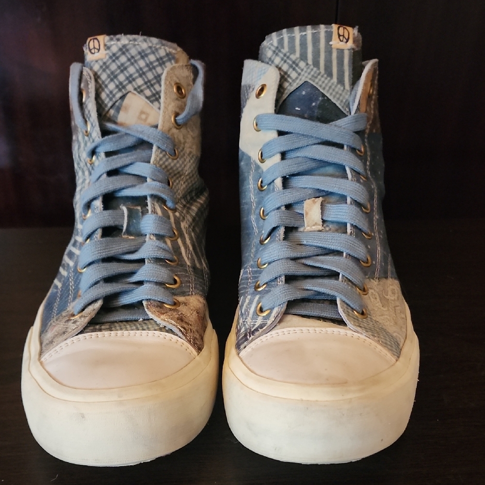 Converse Chuck Taylor All Star Visvim Blue Patchwork High-Top Sneakers